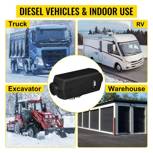 New Digital SW 5KW Car Heater 12V Air Diesel Heater for Bus Auto Boats Yacht Motorhome Trailer Trucks RV 5000W Air Diesel Parking Heater
