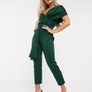 Scuba Off the Shoulder Jumpsuit Image 3