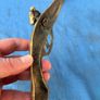 Vintage solid brass wall hanging pistol Image 9