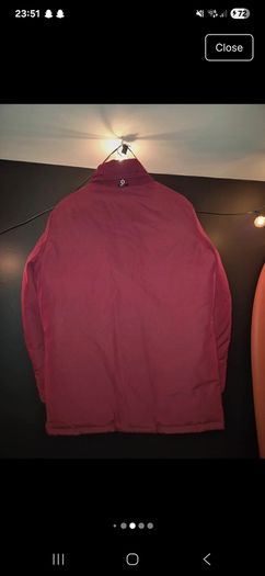 Tommy Hilfiger Red Winter Parka Jacket