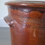 Large glazed French pot Saloir Image 2