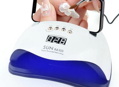 SUN X6MAX 132W LED UV Lamp Nail Dryer 66 LED Professional For Drying Gel Polish 10/30/60/99s Timer Auto Sensor Nail Art Machine