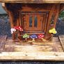 Rustic Fairy Door Floating Shelf Image 7