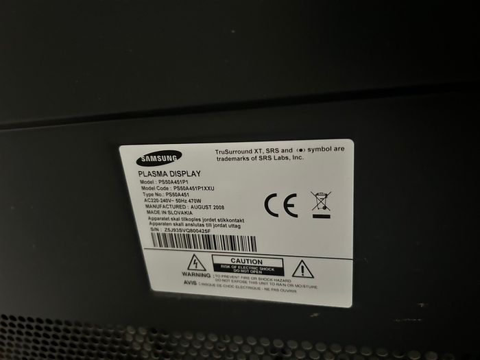 Samsung TV 50inch