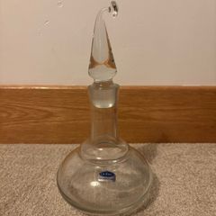 Vintage Old Bushmills Irish Whiskey Decanter Pot Still Glass Decanter