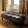 Dark Wood Genuine Vintage TV Stand (with storage) Image 2