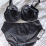 Fantasie Allegra - Underwired Side Support Bra 30F and Briefs XS - Black - BNWT RRP 80 Image 5