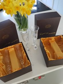 Bohemia Crystal "Symphony" Champaigne Flutes
