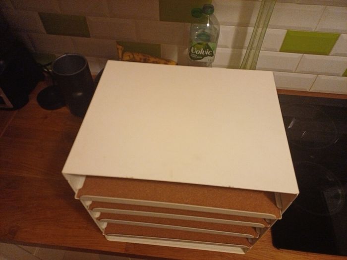 Ikea white letter tray