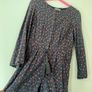 Next Navy Boho Floral Cotton Playsuit 6 Years Image 3