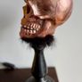 Rose Gold Skull on Pedestal Halloween Centrepiece Image 4