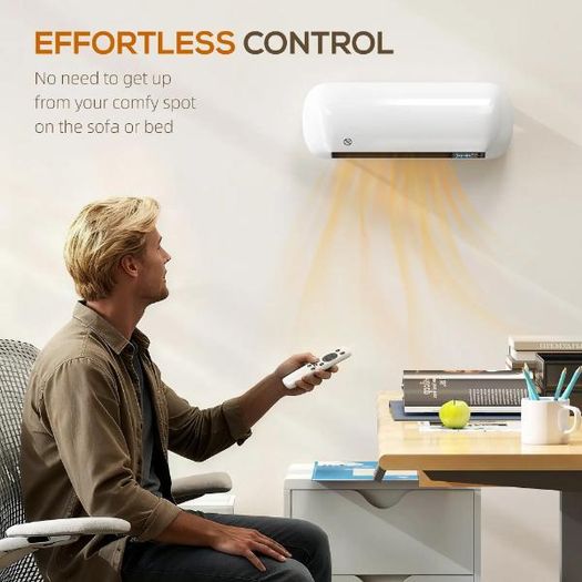 Wall-Mounted Fan Heater