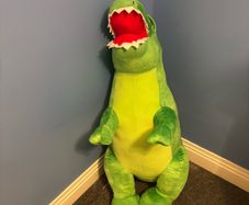 Giant dinosaur teddy