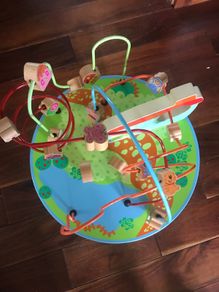 Wooden Educational Table manipulative interlacing toys