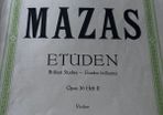 Mazas Etuden Opus36 heft 11
