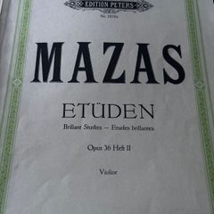 Mazas Etuden Opus36 heft 11