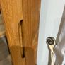 Solid Oak Display Cabinet with Glass Door Image 5