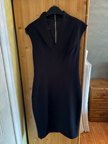 Ted Baker Black V Neck dress