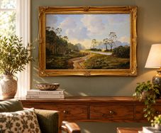 R.B. Higgins - Original Oil Painting - Ballyalton Downpatrick Co Down -1984 Irish Art