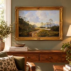 R.B. Higgins - Original Oil Painting - Ballyalton Downpatrick Co Down -1984 Irish Art