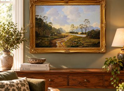R.B. Higgins - Original Oil Painting - Ballyalton Downpatrick Co Down -1984 Irish Art