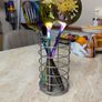Chrome Utensil Holder Image 3