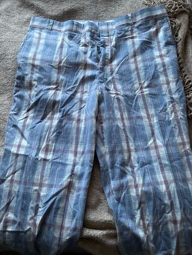 Vintage 80s Higgins Plaid slacks - for fancy dress