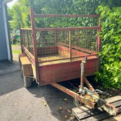 8x4 double axle trailer