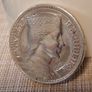 1931 Latvian 5 Lati Silver Coin KM#9 Image 2