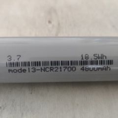 21700 lithium ion battery, 4800mAh, Tesla Model 3 source, new!