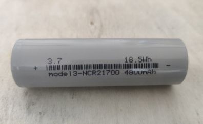 21700 lithium ion battery, 4800mAh, Tesla Model 3 source, new!