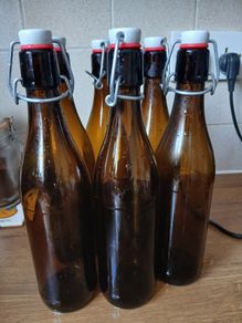 6 Clip top bottles
