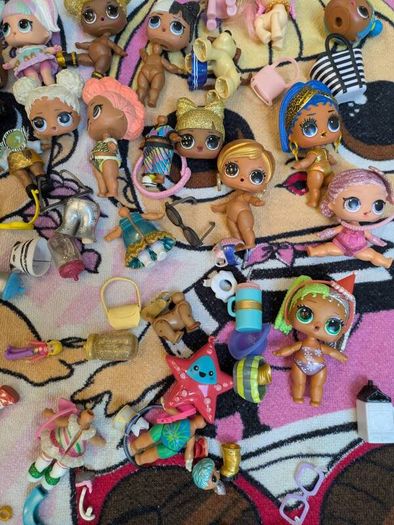 huge collection of LOL Surprise dolls and accessories