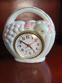 Porcelain Quartz Clock