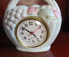 Porcelain Quartz Clock