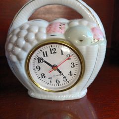 Porcelain Quartz Clock