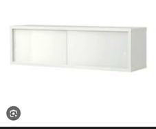 Ikea Osthamra Glass Cabinet for Wall