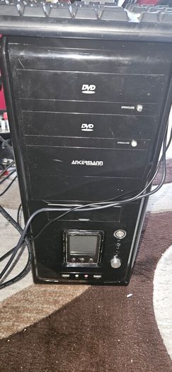 Computer, monitor, keyboard mouse