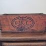 Vintage C&C Wooden Crate & Antique Bottle Collection 1970s / Victorian Era Image 3