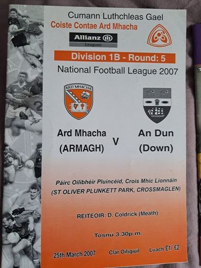 GAA Programmes x 20