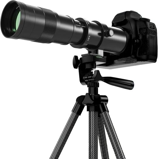 Telephoto Lens 420-800mm, EF Lens for Canon DSLR, Manual Focus MF Zoom Lens for Canon 4000D 2000D 1300D 1200D 850D 800D 750D 250D 200D 90D 80D 77D 7D 6D 5D 1D etc