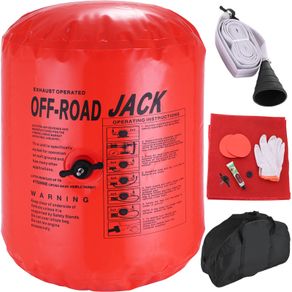 BRAND NEW 4.2 Ton Vehicle Exhaust Inflatable Air Jack Car Lifting Repair 6m Exhaust Hose 2 Blankets 11 Tools Set for Truck SUV Jeep