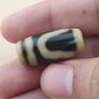 Vintage Amazing Unique Pattern Himalayan Tibetan Agate Bead Amulet Image 10