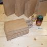 Lot of 40 pcs Eco friendly Top quality brown carrier bags twisted handles size 18 cm x 8 cm x 24 cm  Job Lot 40 pcs for gifts, presents, shops, retail, kraft shops valentine's day Image 4