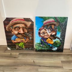 2 art paintings
