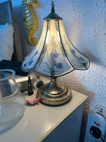 Tiffany copy bedside lamps