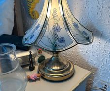 Tiffany copy bedside lamps
