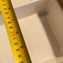 A vintage Denby Greenwheat Divieded oblong lidded serving dish. Image 3
