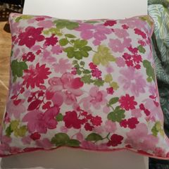 Duck feather:filled cushion and cover