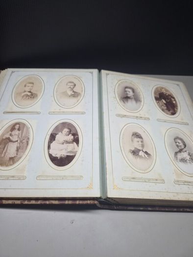 Antique Victorian / Edwardian Photo Album with Original Photographs
